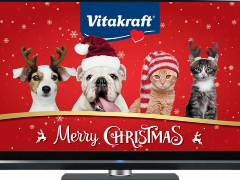 Vitakraft: sotto le feste tornano in tv gli spot