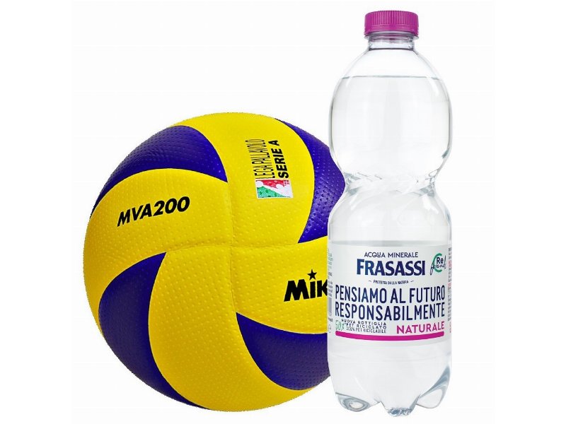 Acqua Frasassi con i campioni del volley maschile alla Del Monte supercoppa 2021