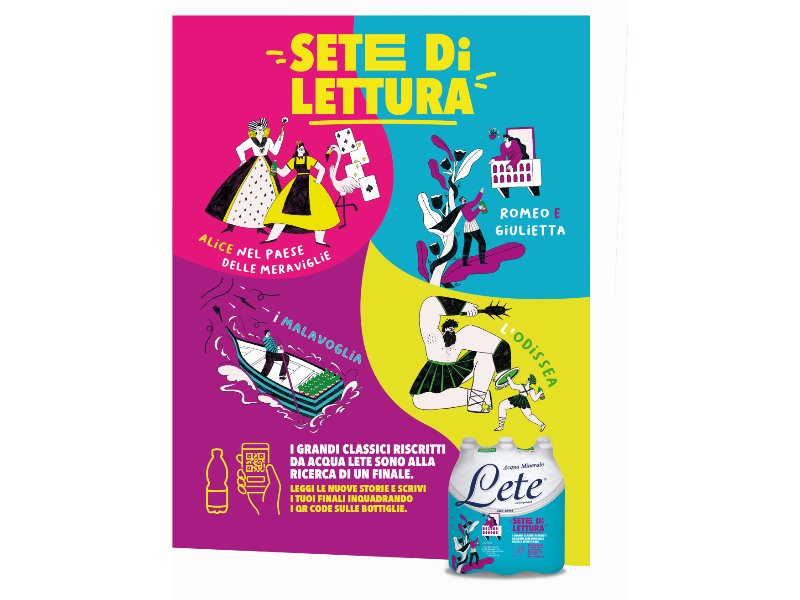 Acqua Lete soddisfa la Sete di lettura