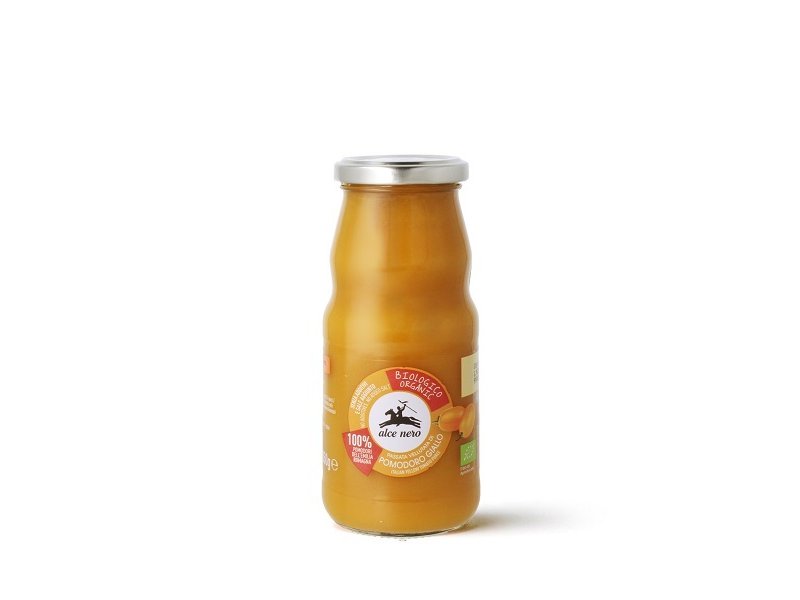 Alce Nero presenta la Passata vellutata di pomodoro giallo