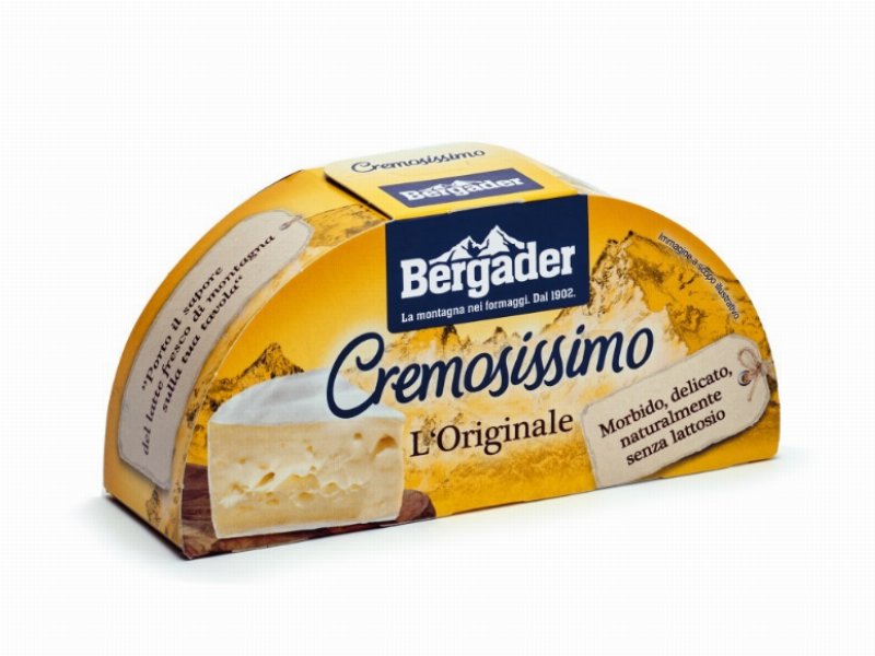 Bergader presenta il nuovo Cremosissimo nel nuovo pack a mezzaluna