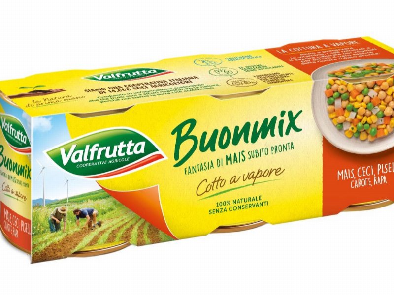 Buonmix Valfrutta: fantasia di mais al vapore subito pronta