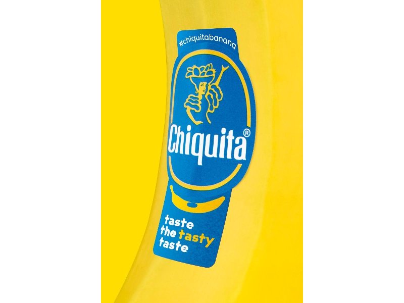 Chiquita: nuovi bollini blu per promuovere i benefici della banana