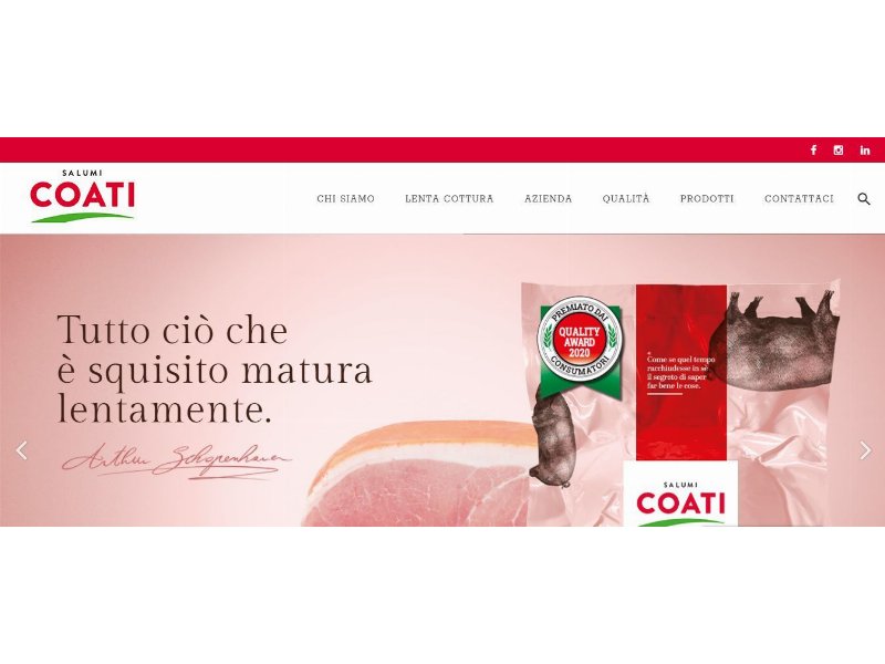 Coati: la linea "Lenta cottura" e' anche in vaschetta