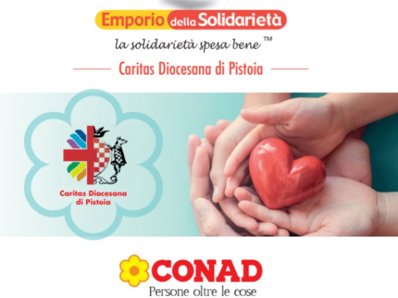 Conad: raccolti 10.000 euro per l’Emporio della solidarietà di Pistoia