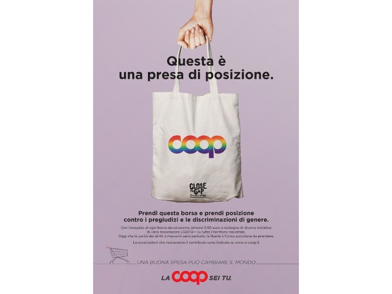 Coop a fianco della comunita’ Lgbtq+