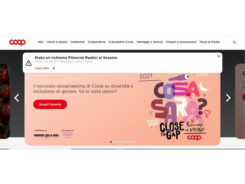 Coop sulla campagna vaccinale: “Mettiamo a disposizione i nostri spazi”