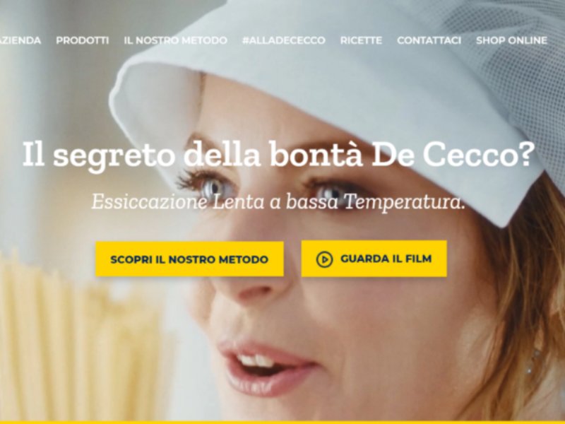 De Cecco: nuova campagna di comunicazione per la pasta