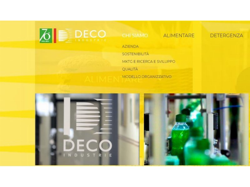 Deco industrie celebra 70 anni