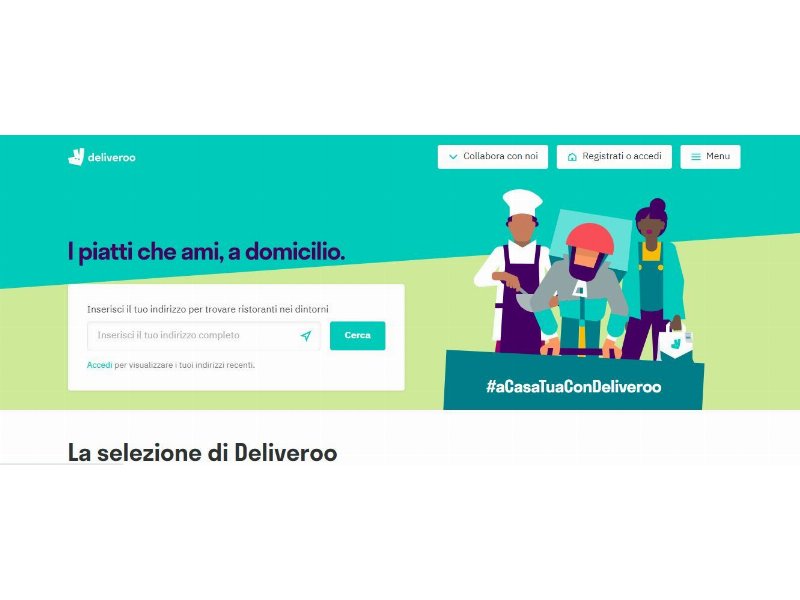 Deliveroo, ad aprile l’app in 9 nuove città.