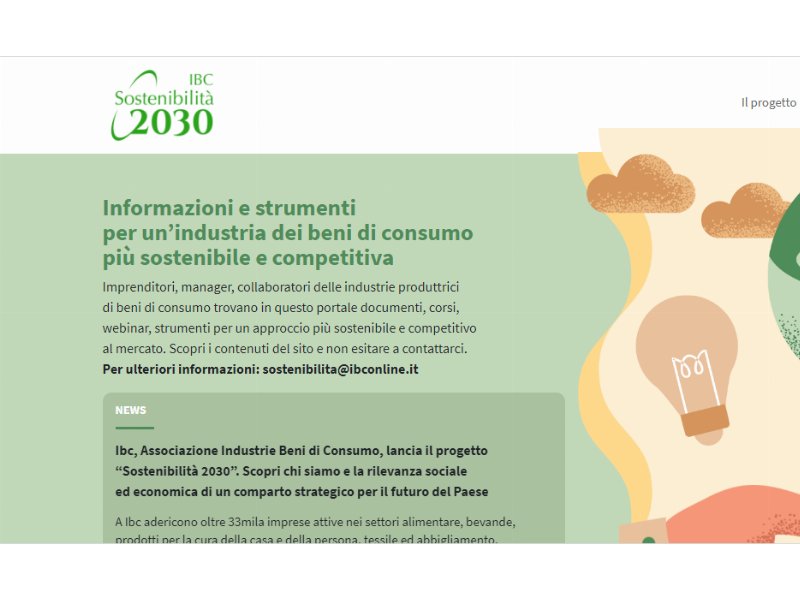 È online il portale “Sostenibilità 2030”