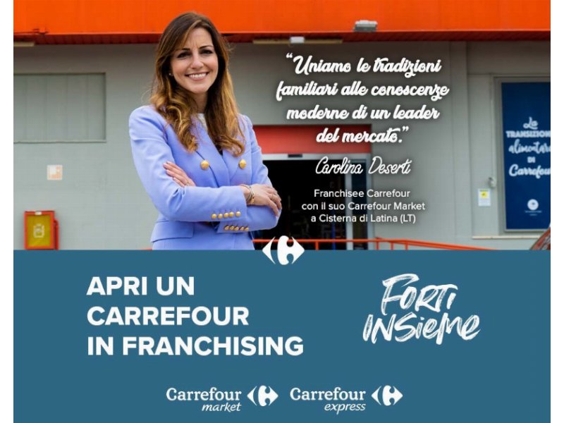 Entra anche tu nella grande famiglia Carrefour e apri il tuo negozio in franchising!