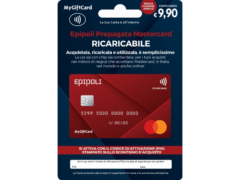 Epipoli porta il FinTech al supermercato con la sua ricaricabile Mastercard