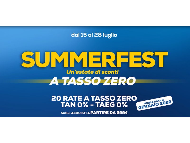 Euronics torna in comunicazione con "Summerfest"