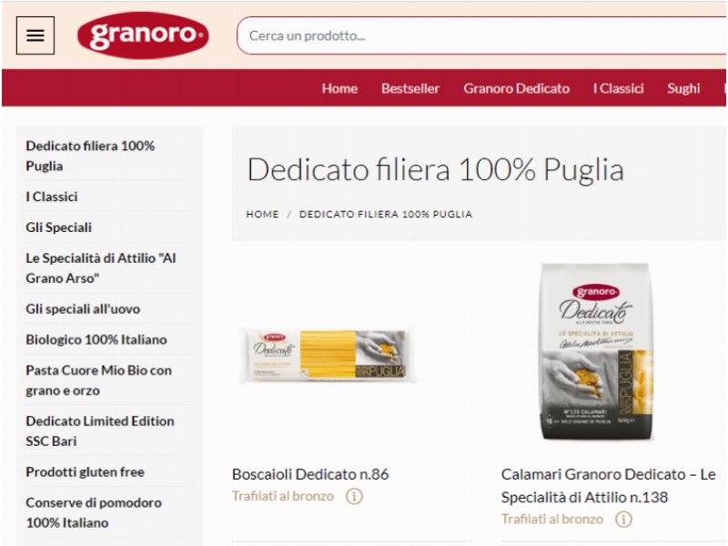 Granoro, la pasta di filiera 100% Puglia scelta da Masterchef Italia