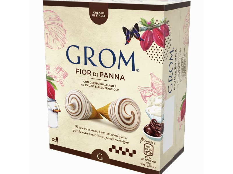 Grom porta il suo cono gelato nella grande distribuzione