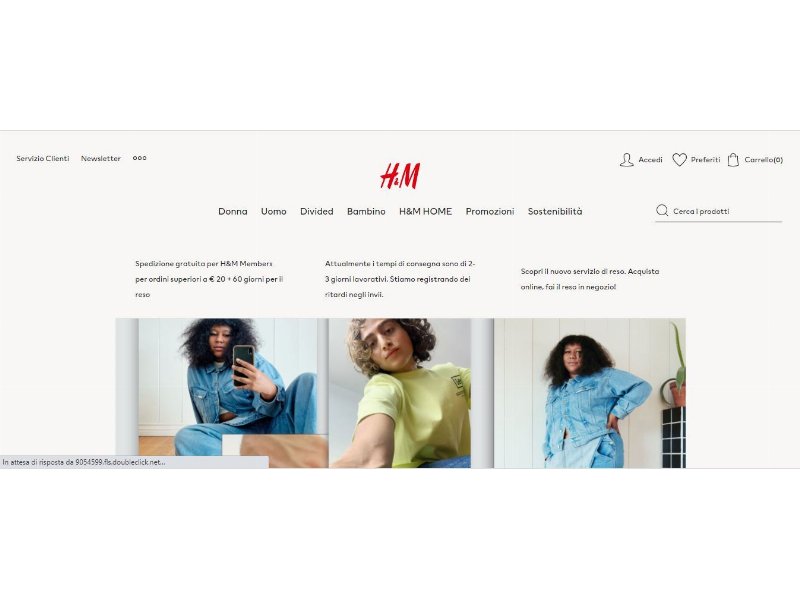 H&M: utile netto annuo in calo del -90%