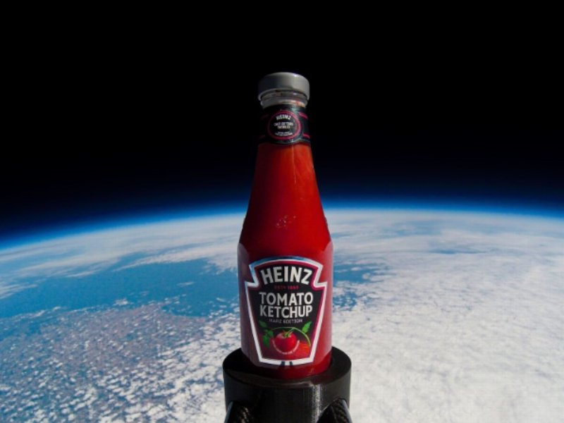 Heinz presenta il ketchup di Marte