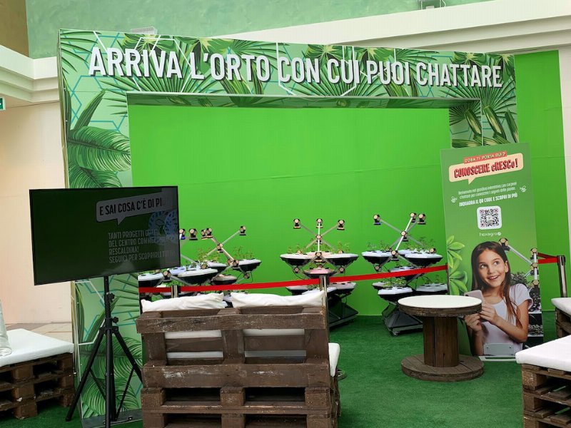 Il centro commerciale Rescaldina accoglie la prima oasi verde indoor