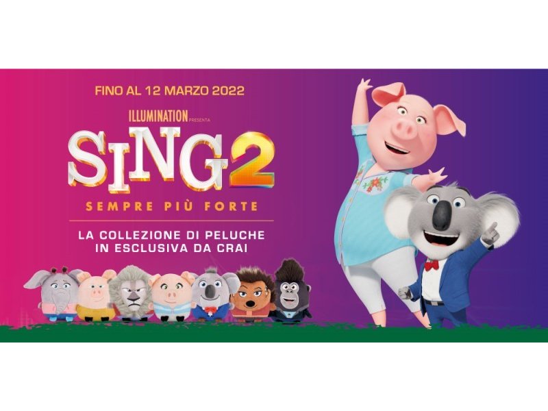 Il Gruppo Crai presenta la nuova short collection Sing 2