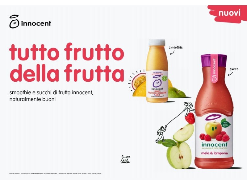 Innocent lancia la nuova campagna di comunicazione e i nuovi prodotti