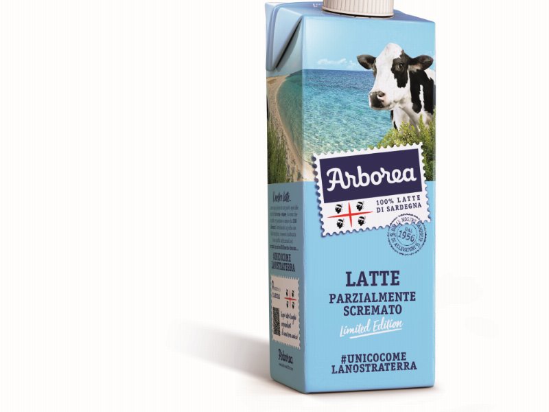 La Cooperativa Arborea lancia la limited edition del brick da 1 litro di latte