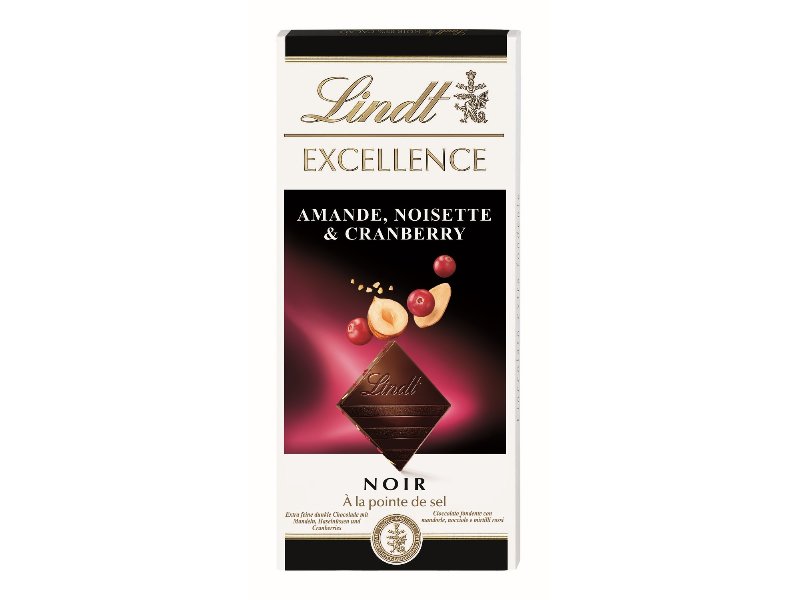 Lindt: due nuove tavolette con cioccolato fondente e super frutti