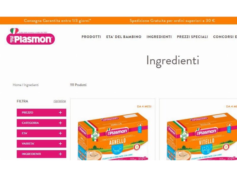 Mipaaf e Plasmon: cresce la filiera agroalimentare 100% made in Italy degli alimenti per l’infanzia