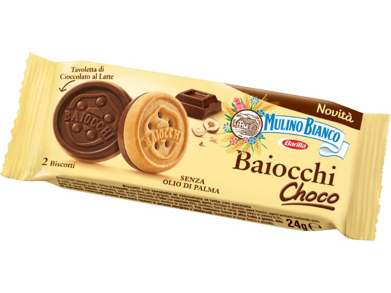 Mulino Bianco lancia i "Baiocchi Choco"