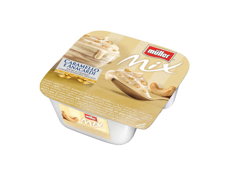 In arrivo Muller Mix caramello e anacardi