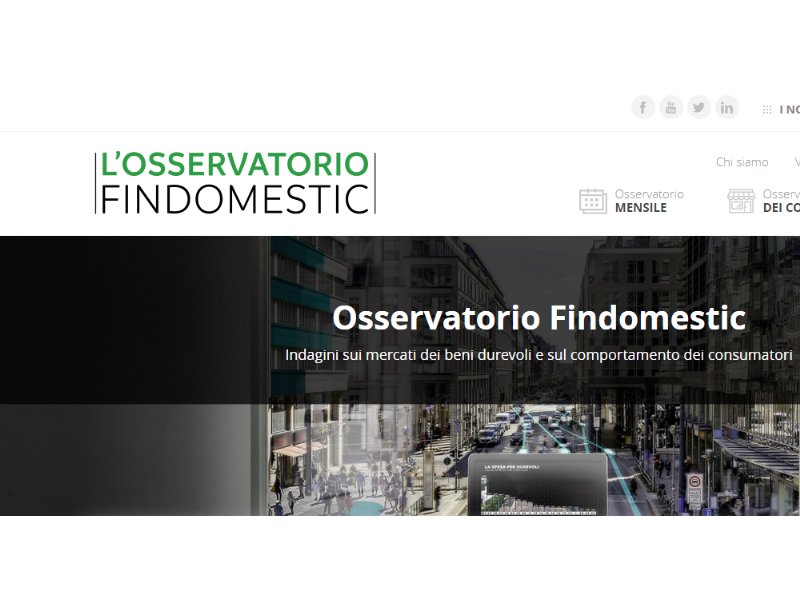 Osservatorio Findomestic: consumi beni durevoli oltre 70 mld