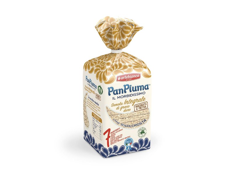 Pan Piuma disponibile nella nuova versione “Semola integrale di grano duro macinata a pietra"