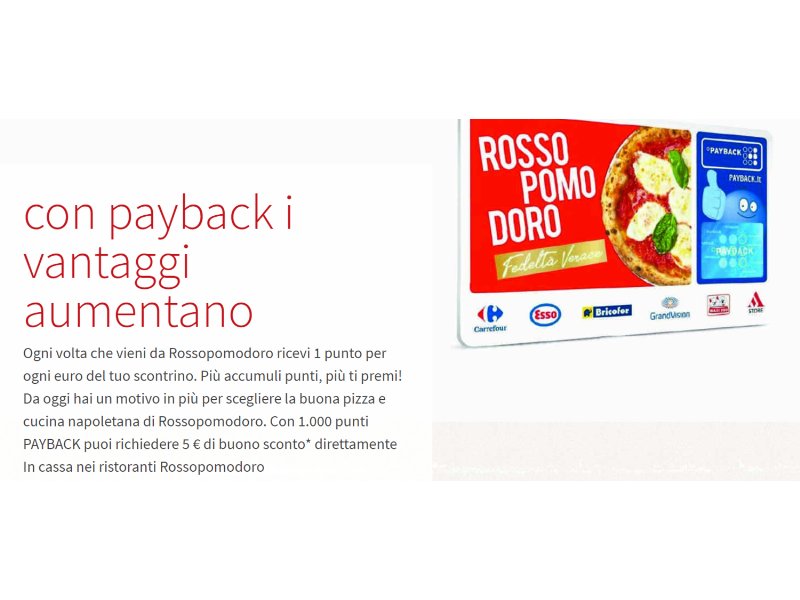 Payback e Rossopomodoro annunciano una nuova partnership