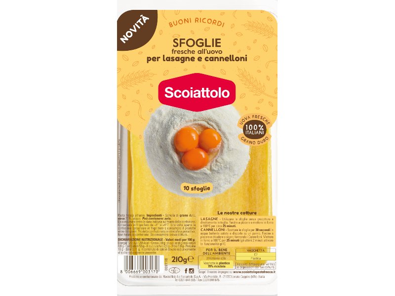 Raviolificio Scoiattolo presenta le nuove sfoglie fresche all’uovo