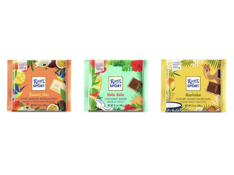 Ritter Sport torna con la limited edition ispirata ai sapori del mondo