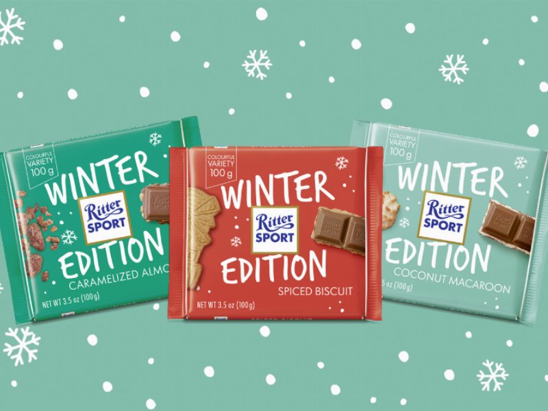 Ritter Sport, tornano le tavolette Winter Edition