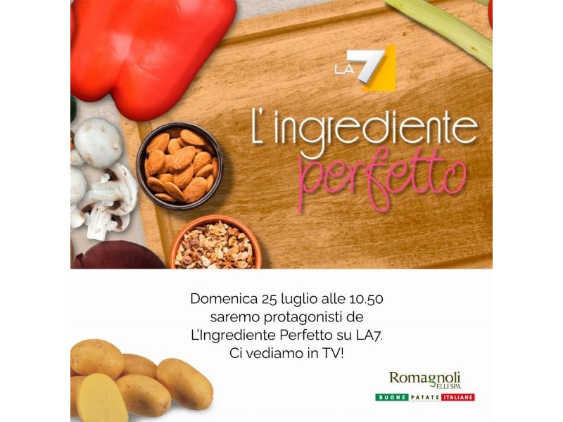 Romagnoli F.lli protagonista de l’Ingrediente perfetto su LA7