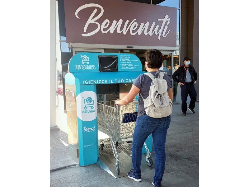 Iperal sceglie il Sanificatore Hygienic Cart