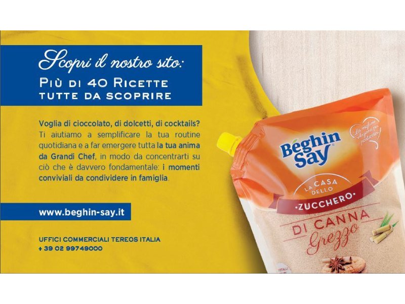 Scopri Béghin Say, nuovo brand di zucchero presente sul canale retail