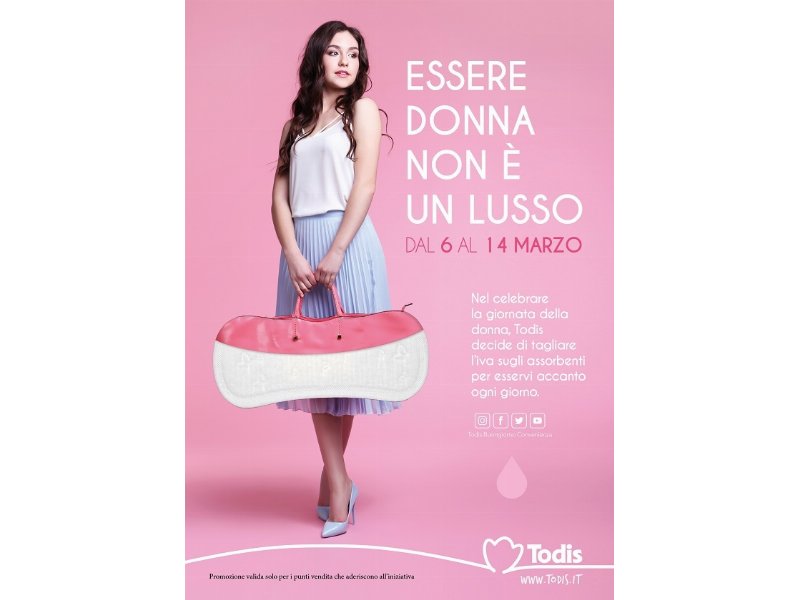 Todis, al via la campagna “Essere donna non è un lusso”