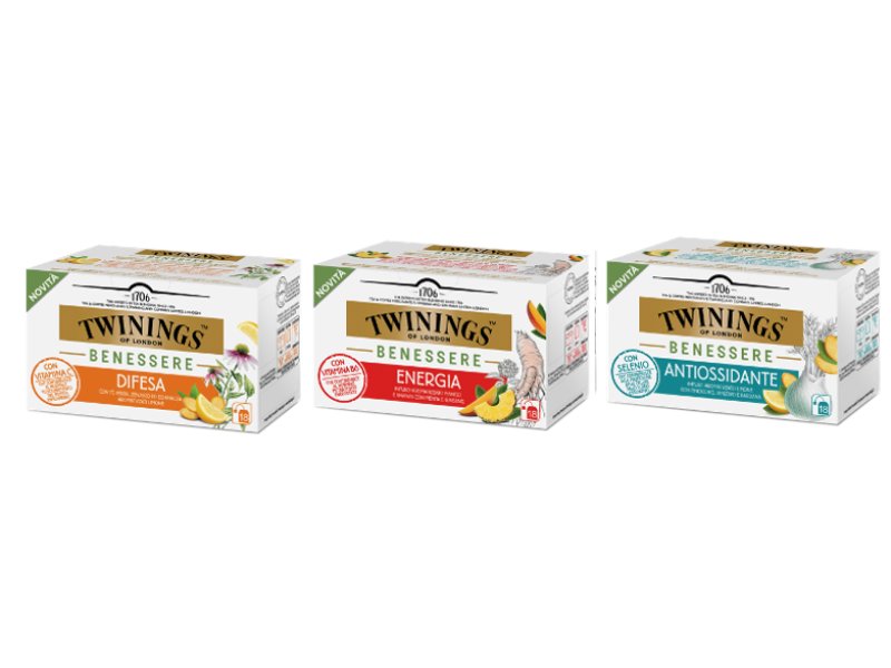 Twinings: la nuova linea di tisane Twinings benessere