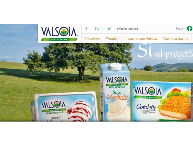 Valsoia firma il contratto definitivo per l’acquisizione della Swedish Green Food Company AB