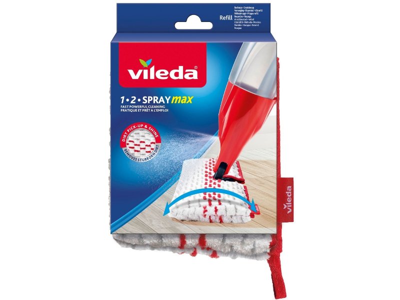 Vileda presenta il nuovo sistema lavapavimenti 1-2 spray max