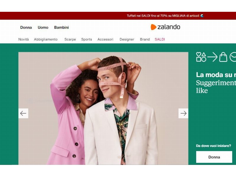 Zalando registra una crescita del 40% nel secondo trimestre 2021