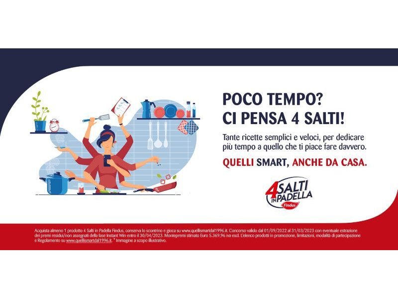 4 salti in padella Findus, al via la consumer promo