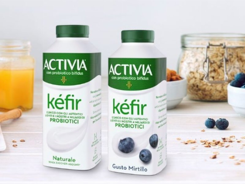 Activia di Danone: nasce il kéfir più ricco di sempre