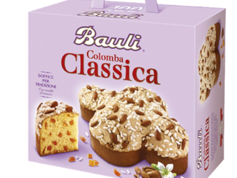 Bauli: Colomba Classica e Colomba Verona con un packaging completamente riciclabile