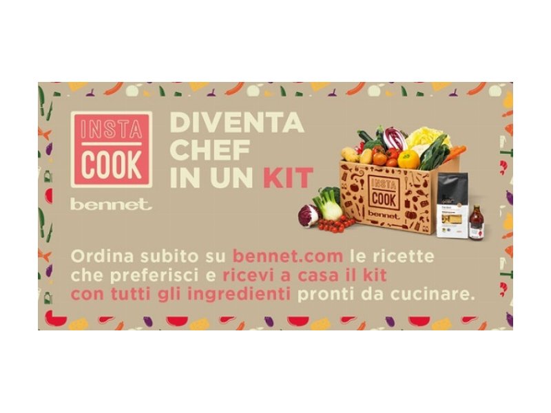 Bennet propone meal kit a domicilio con prodotti a marchio