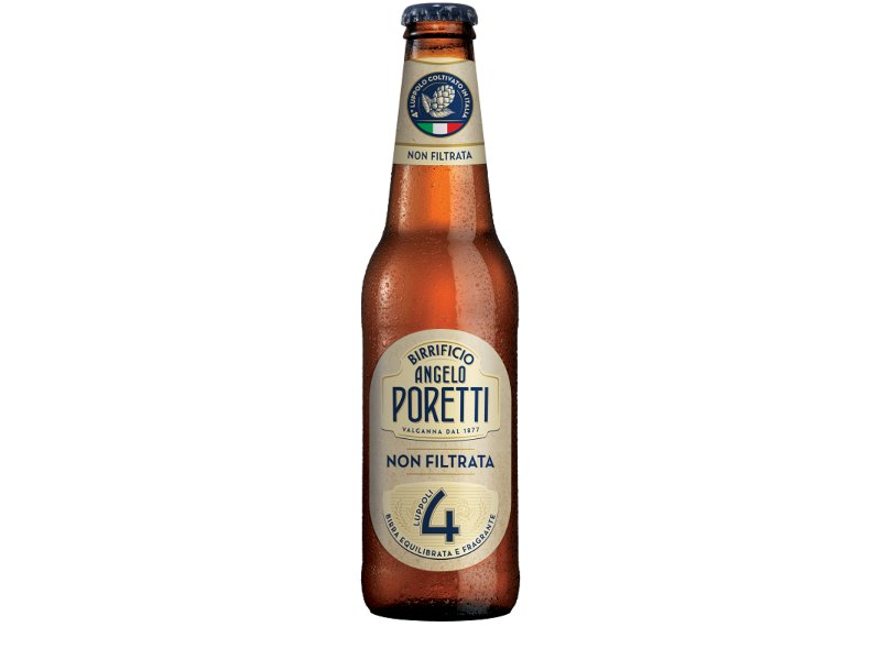 Birrificio Poretti presenta la nuova 4 luppoli non filtrata