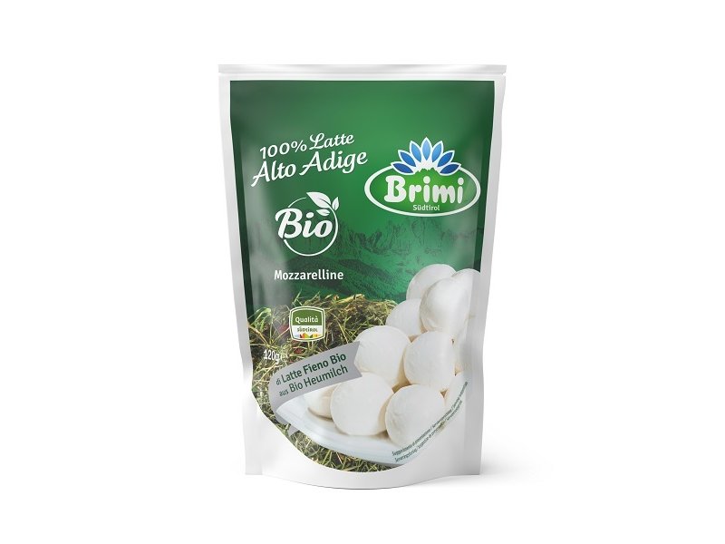 Brimi lancia le Mozzarelline Latte Fieno nella versione bio